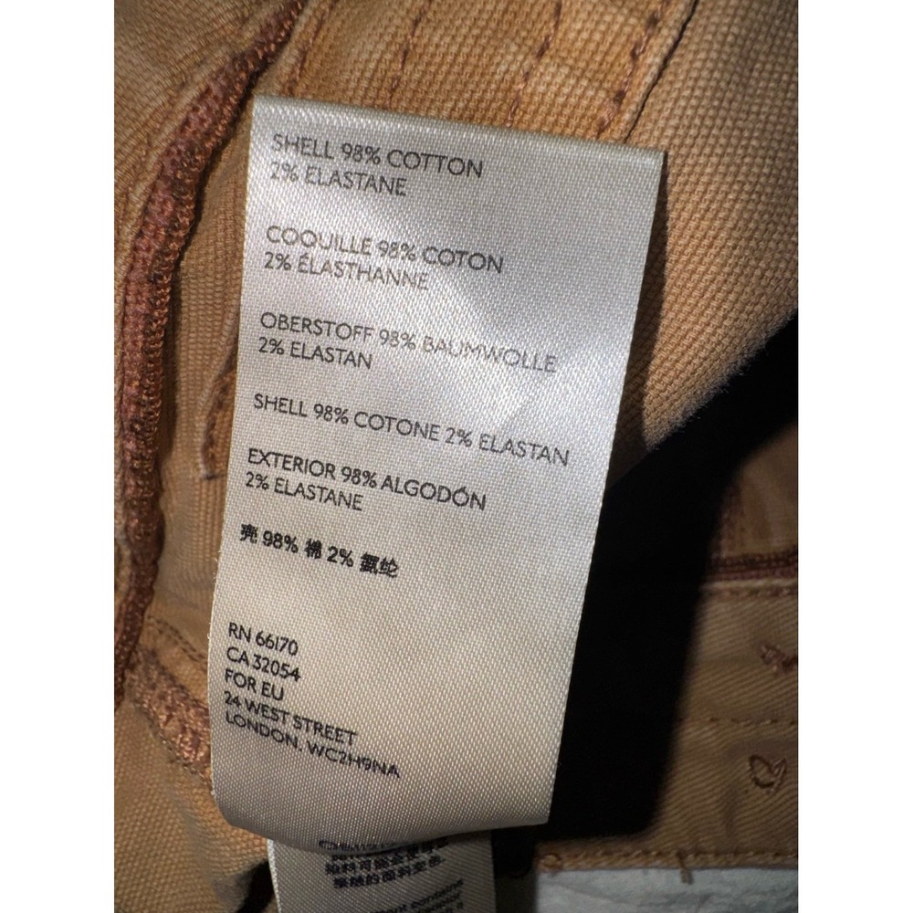 Anthropologie The wanderer embroidered cargo pants tan boho mid rise size 26" - Picture 9 of 12